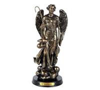Pacific Giftware St. Raphael Patron Saint of Travellers and Medical Workers 8 Inch Tall Wooden Base with Brass Name Plate
