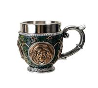 Pacific Giftware Triple Goddess Teacup 8 floz Mystical Resin & Stainless Steel Mug with Pagan Symbols Ideal for Coffee Tea Drinks Gift for Mystical Mother Earth