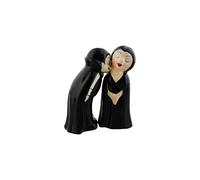 Pacific Giftware Vampire Love at First Bite Magnetic Kissing Ceramic Salt and Pepper Shakers Set