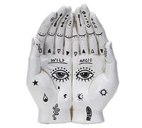Pacific Giftware Wild Magic Palmistry Cupped Hands Trinket Dish Tray 9” Long