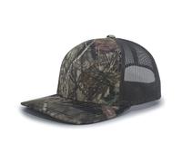 Pacific Headwear Unisex's Camo Snapback Trucker Cap, Baseball, Break-up Country/Chocolate/Break-up Country, One Size