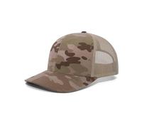 Pacific Headwear Unisex's Multicam Trucker Snapback Cap, Arid/Tan, One Size