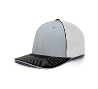 Pacific Headwear Unisex's Trucker Flexfit Cap, Baseball, Silver/White/Black, XS