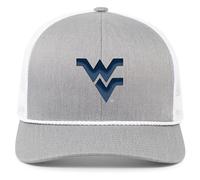Pacific Headwear Unisex's WVU Men's Trucker Snapback Braid Cap, Multi, One Size