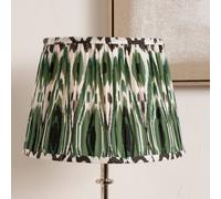 Pacific Izara Green Ikat Mushroom Pleat Lampshade - 30cm