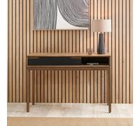 Pacific Lifestyle 1 Drawer Black And Natural Acacia Wood Console Table