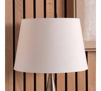 Pacific Lifestyle 20Cm White Tapered Poly Cotton Lampshade For Table Lamps And Floor Lamps