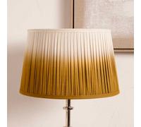 Pacific Lifestyle 20Cm Yellow Mustard Ombre Soft Pleated Tapered Lampshade