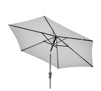 Pacific Lifestyle 3.5m Grey Parasol Outdoor | Patio Umbrella Garden Parasols | Canopy Outdoor Waterproof Garden Canopy | Sun Shades For Garden