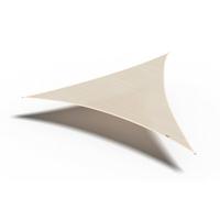 Pacific Lifestyle 3.6M Square Shade Sail Off-White Sunscreen Awning For Patios And Gardens