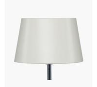 Pacific Lifestyle 30Cm Cream Oval Polysilk Tapered Shade
