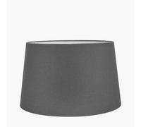 Pacific Lifestyle 30Cm Grey Handloom Tapered Cylinder Table Lamphade