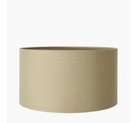 Ruma Taupe Cylinder Poly Cotton Lampshade for Table Lamps & Floor Lamps | Size: 12 inches Ruma Taupe 12 inches