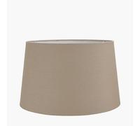 Pacific Lifestyle 35Cm Taupe Handloom Tapered Cylinder Table Lamphade