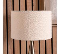 Pacific Lifestyle 35Cm White Boucle Tapered Cylinder Table Lamp Shade Cosy Boho Lampshades