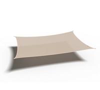 Pacific Lifestyle 3M X 4M Rectangular Shade Sail Ecru-White Sunscreen Awning For Gardens And Patios