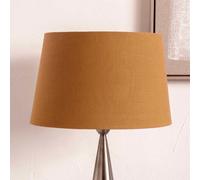 Pacific Lifestyle 40Cm Mustard Yellow Handloom Tapered Cylinder Table Floor Lamphade