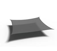Pacific Lifestyle 4M Square Waterproof Shade Sail Grey Sunscreen Awning For Outdoor Hot Tub