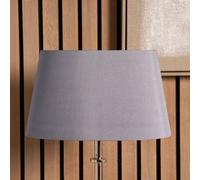 Pacific Lifestyle 50Cm Steel Grey Oval Polysilk Tapered Shade