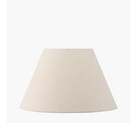 Pacific Lifestyle 60cm Large Empire Linen Lampshade for Floor Lamps, Cream