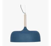 Pacific Lifestyle Anke Matt Indigo Domed Metal Pendant