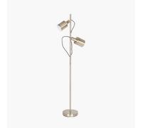Pacific Lifestyle Antique Brass Metal Task Floor Lamp