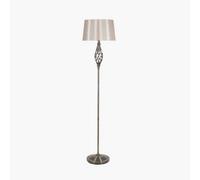 Pacific Lifestyle Antique Brass Metal Twist Design Floor Lamp