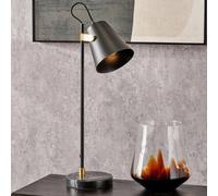 Ruma Black & Brushed Brass Task Table Lamp Ruma Black