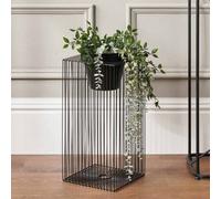 Pacific Lifestyle Black Metal Strut Planter Small