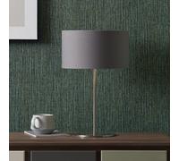 Pacific Lifestyle Brushed Silver & Steel Grey Table Lamp