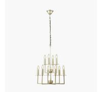 Pacific Lifestyle Champagne Gold Chandelier 10 Light Multi Arm Pendant Ceiling Light