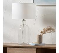 Pacific Lifestyle Clear Bubble Glass Table Lamp With Shade