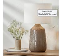 Pacific Lifestyle Coco Grey Gloss Arch Design Stoneware Table Lamp Base