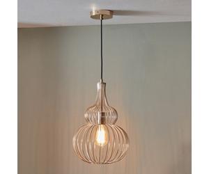 Pacific Lifestyle Dania French Gold Metal Wire Shaped Pendant