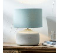 Pacific Lifestyle Duck Egg Textured Ceramic Table Lamp