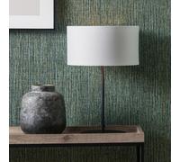 Pacific Lifestyle Elegant Matt Black And Ivory Table Lamp