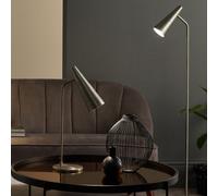 Pacific Lifestyle Farrah Antique Silver Task Table Lamp