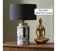 Pacific Lifestyle Fenella Black And White Photographic Design Table Lamp Base