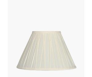 Pacific Lifestyle Garbo 35Cm Cream Polysilk Pinch Pleat Shade