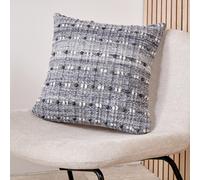 Pacific Lifestyle Indoor And Outdoor Grey Double-Stitch Scatter Cushion