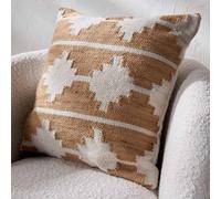 Pacific Lifestyle Indoor And Outdoor Taupe And White Moroccan Pattern Scatter Cushion