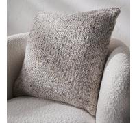 Pacific Lifestyle Indoor And Outdoor Warm Grey Tweed Scatter Cushion