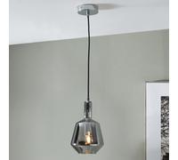 Pacific Lifestyle Jake Shiny Smoked Glass Pendant