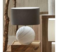Pacific Lifestyle Large Marble Effect Ceramic Table Lamp