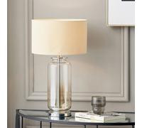Lustre Ombre Glass Table Lamp, Cream