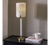 Pacific Lifestyle Midland Champagne Gold Metal And Marble Effect Table Lamp
