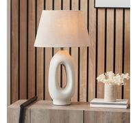 Pacific Lifestyle Natural Organic Tall Ceramic Table Lamp