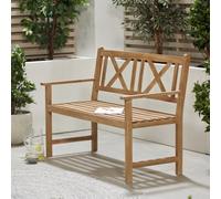 Pacific Lifestyle Outdoor Teak 2 Seater Acacia Wood Bench