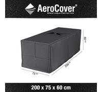 Pacific Lifestyle Platinum Aerocover Cushion Bag Rip-Stop Polyester Outdoor Cushion Storage Cover W200Xd75Xh60Cm