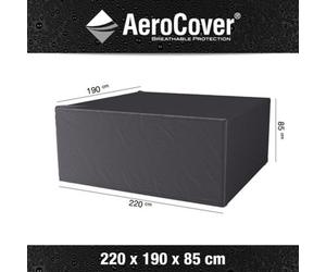 Pacific Lifestyle Platinum Aerocover Large Dining Set Waterproof Rip-Stop Polyester Outdoor Cover W220Xd190Xh85Cm